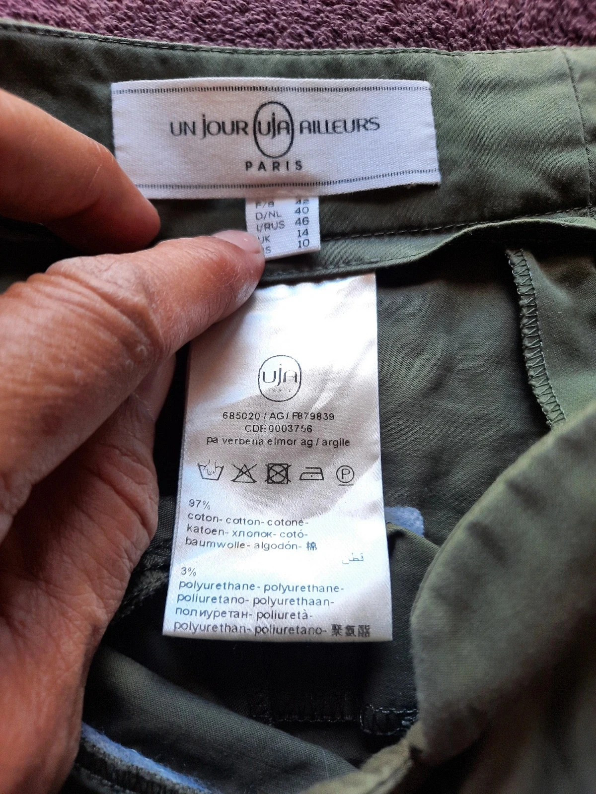 🥀New cotton pants, women Size 42. Un Jour  Ailleurs. – photo 10
